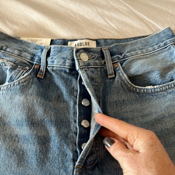 Agolde Riley High Rise Crop Jean - Picture 3 of 10